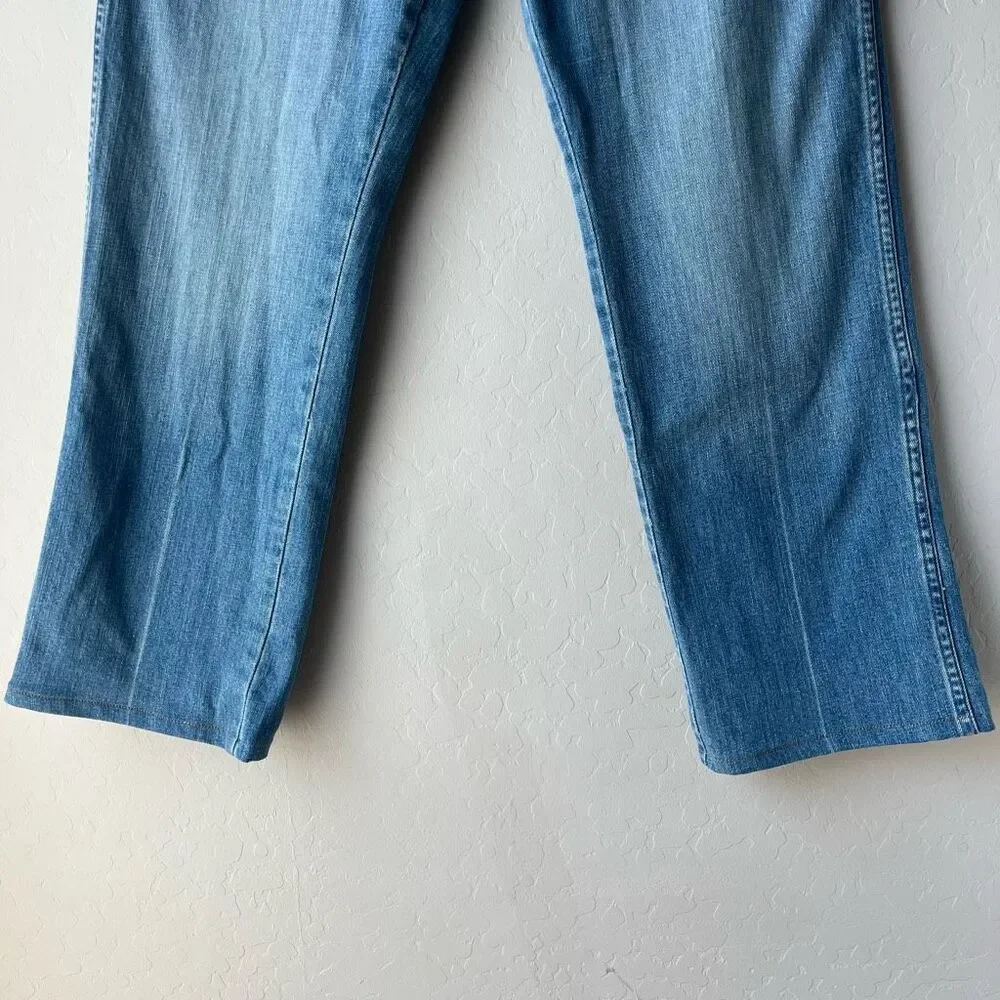 Emerson Fry Twin Doves Denim Treasure Straight Leg High Rise Blue Jeans Size 31 - Picture 4 of 13